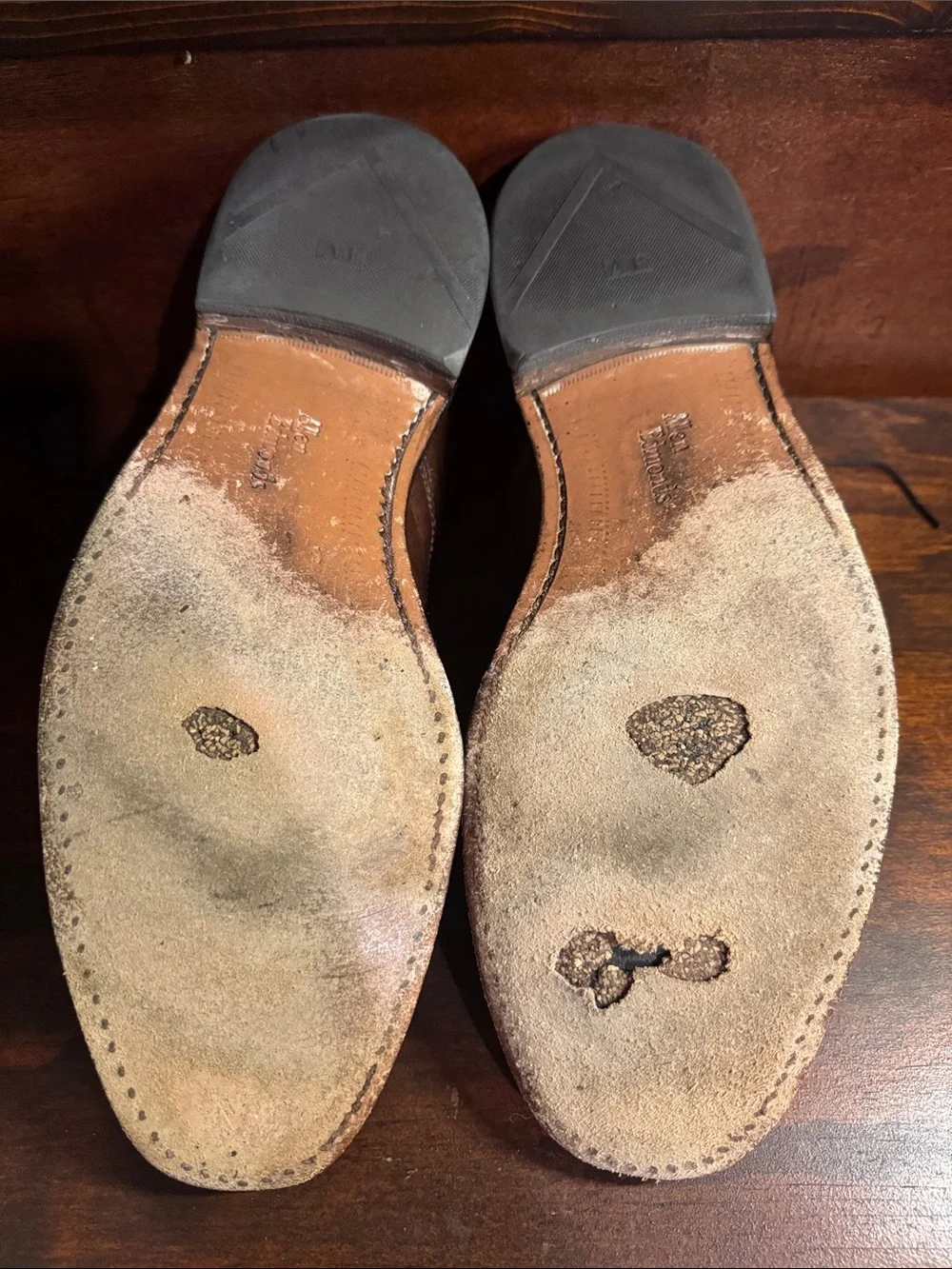 Allen Edmonds Park Ave Leather Oxford Dress Shoes - Brown 10.5D